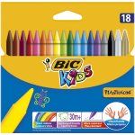 Kredki świecowe 18 kolorów BIC Kids Plastidecor