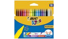 Kredki świecowe 18 kolorów BIC Kids Plastidecor