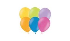Balony gumowe pastelowe 100szt mix 27cm PartyDeco