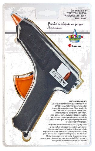 Pistolet do kleju 11mm TITANUM - Kliknij na obrazek aby go zamknąć