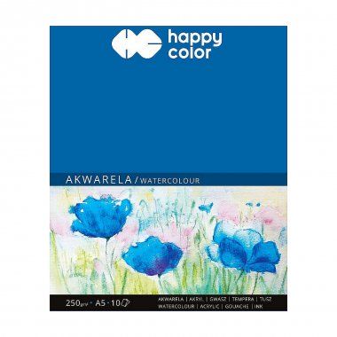 Blok akwarelowy A5 10k 250g Happy Color