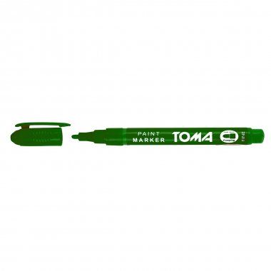 Marker olejowy zielony 1,5mm okrągła końcówka Toma