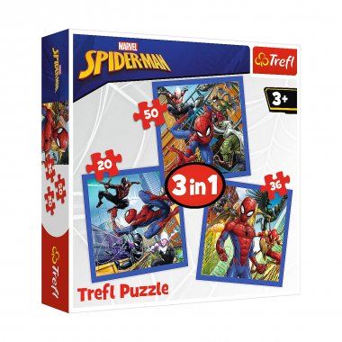 Puzzle 3w1 Pajęcza Siła Spider-Man TREFL