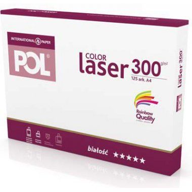 Papier satynowany color laser A4 300g 125szt
