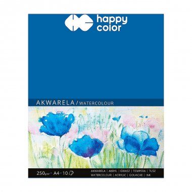 Blok akwarelowy A4 10k 250g Happy Color