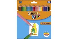 Kredki ołówkowe 24 kolory BIC Kids Tropicolors