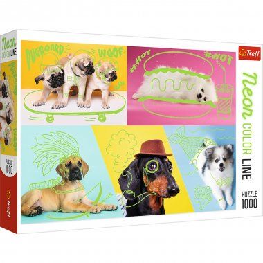 Puzzle 1000 Odlotowe psy Color Line