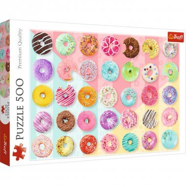 Puzzle 500 Donuty