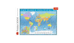 Puzzle 2000 Mapa polityczna świata TREFL