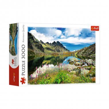 Puzzle 3000 Jezioro w górach Tatry, Słowacja TREFL