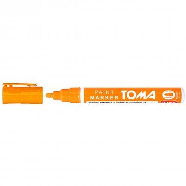 Marker olejowy pomarańczowy 2,5mm okrągła końcówka Toma
