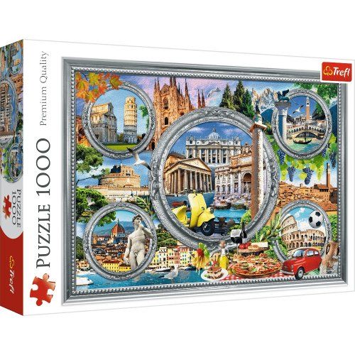 Puzzle 1000 Włoskie wakacje Trefl - Kliknij na obrazek aby go zamknąć