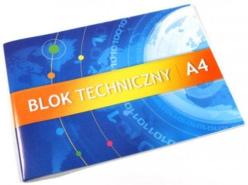 Blok techniczny A4 10k 240g KRESKA - Kliknij na obrazek aby go zamknąć