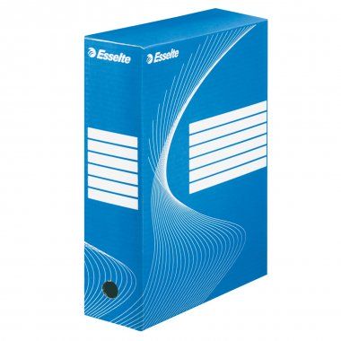 Pudło archiwizacyjne kartonowe A4 niebieskie 100x245x345mm Esselte Boxy
