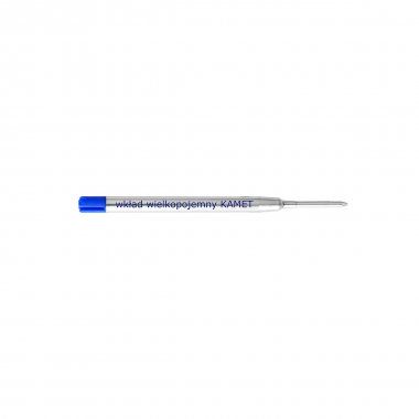 Wkład do długopisu metalowy niebieski 0,6-1mm wielkopojemny Kamet