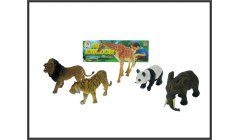 Figurki Zwierzęta dzikie 5szt 10-16cm Hipo