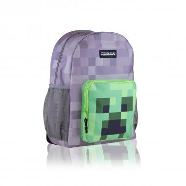 Plecak szkolny Minecraft creeper szary 16l AstraBag 502020202