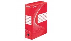 Pudło archiwizacyjne kartonowe A4 czerwone 100x245x345mm Esselte Boxy