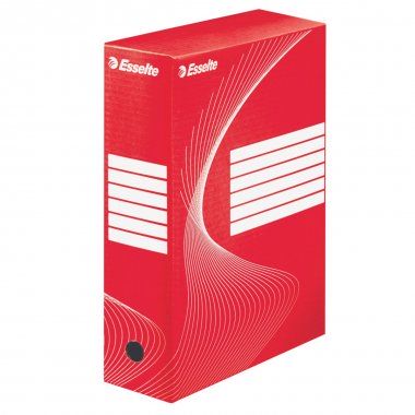 Pudło archiwizacyjne kartonowe A4 czerwone 100x245x345mm Esselte Boxy