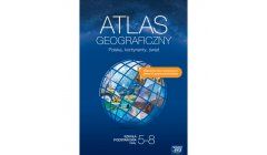 Atlas geograficzny 5-8 Polska, kontynenty, świat NOWA ERA 2023