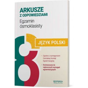 Język polski Egzamin ósmoklasisty Arkusze z odpowiedziami Operon 2024