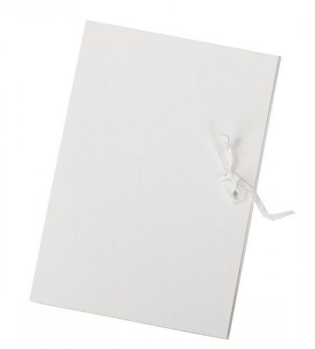 Teczka kartonowa biała wiązana Barbara A4 - Kliknij na obrazek aby go zamknąć