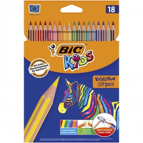 Kredki ołówkowe 12 kolorów BIC Kids Evolution - Kliknij na obrazek aby go zamknąć