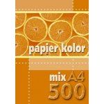 Papier ksero kolorowy A4 mix 500 arkuszy 80g/m