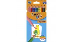 Kredki ołówkowe 12 kolorów BIC Kids Tropicolors
