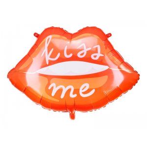 Balon foliowy usta KISS ME PartyDeco