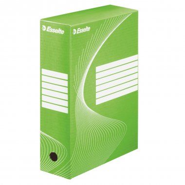 Pudło archiwizacyjne kartonowe A4 zielone 100x245x345mm Esselte Boxy