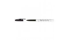 Długopis czarny 0,5mm w gwiazdki TOMA