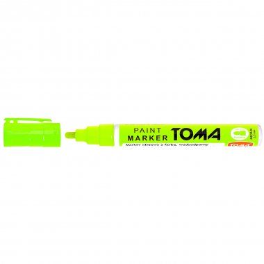 Marker olejowy zielony neonowy 2,5mm okrągła końcówka Toma