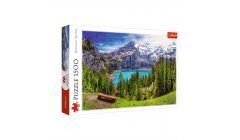 Puzzle 1500 Jezioro Oeschinen, Alpy, Szwajcaria TREFL