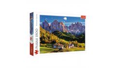 Puzzle 1500 Dolina Val di Funes Dolomity, Włochy TREFL