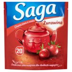 Saga Herbata owocowa o smaku żurawiny 34g 20t