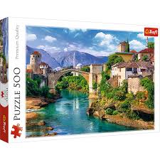 Puzzle 500 Stary most w Mostarze Trefl - Kliknij na obrazek aby go zamknąć